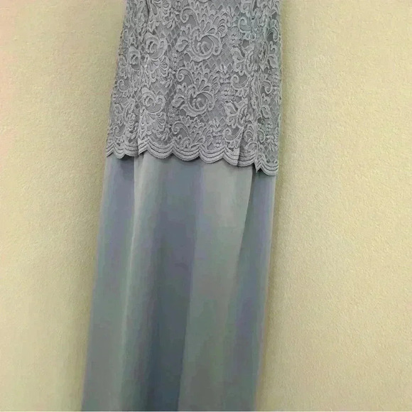 ALEX EVENINGS (mother of the bride) Trimmed Laced Sleeveless Dress Size 22W - Picture 8 of 13